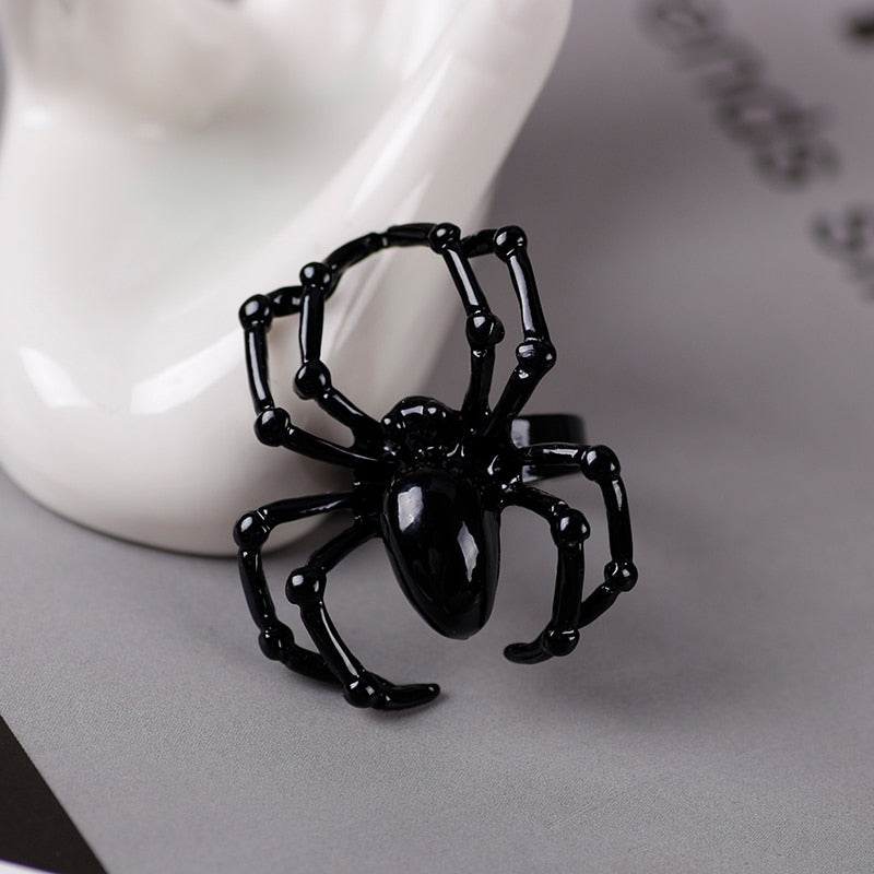 Gothic Ring Spider Halloween