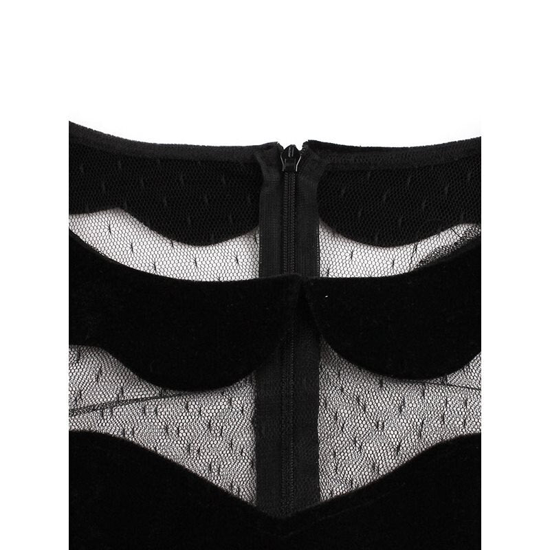Gothic Sexy Mesh See Through