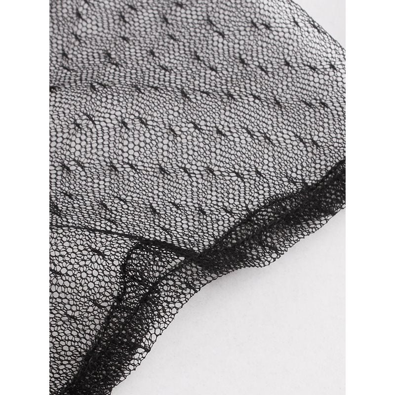 Gothic Sexy Mesh See Through