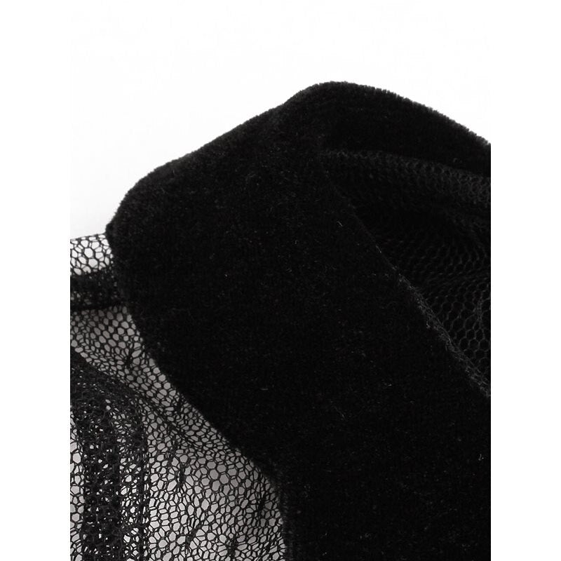 Gothic Sexy Mesh See Through