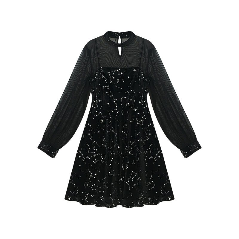 Star Printed Dress
