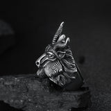 Goat Horn Head Ring