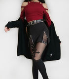 Mini Skirt Sexy Crop Top Two Pieces Sets