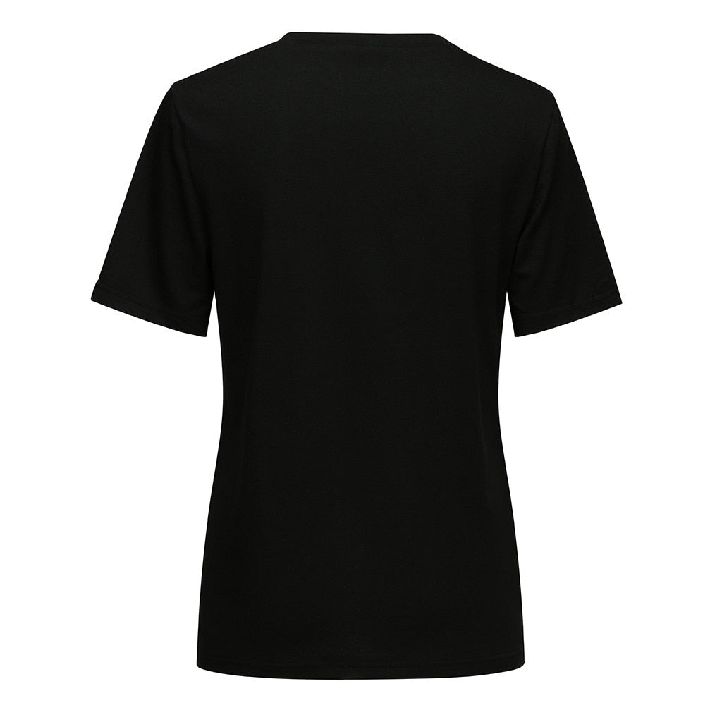 Star Punk Cat Print T-Shirt