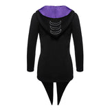 Goth Hoodie Sweatshirt Hooded Plus Size