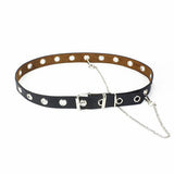 Waist Belt Rock Black Chain