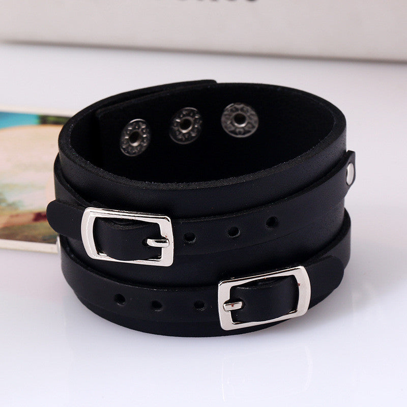 Leather Bangle Wristband