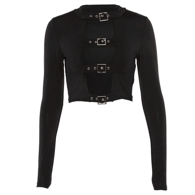 Women Short Tops Sheath Black