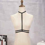 Garter Belt Rave Pastel Gothic Cage Bra