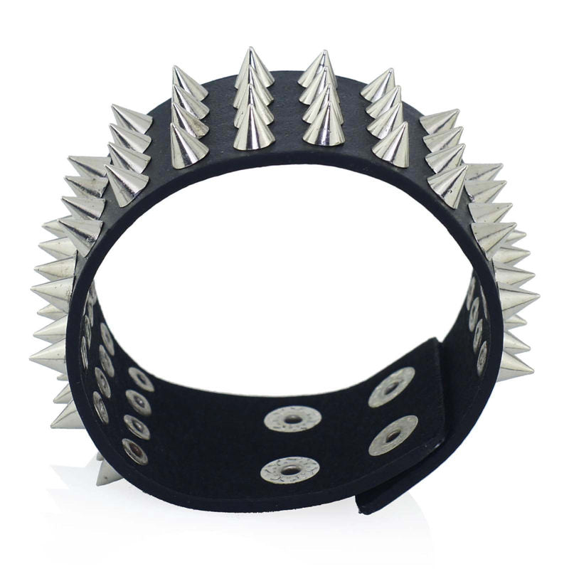 Gothic Four Row Rivet Bracelet