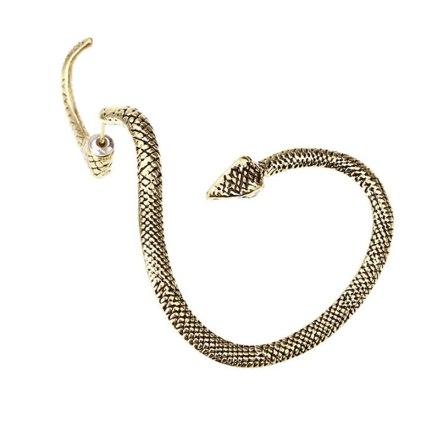 Gothic Punk Snake Wind Temptation Silver Accessory Jewelry