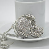 Skull headphones necklace