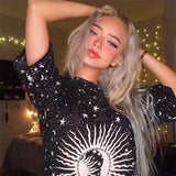 Long T-Shirt Gothic Grunge Black