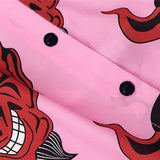 Shirts Cartoon Print Devil Purple
