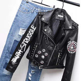 Women Faux Leather Jacket
