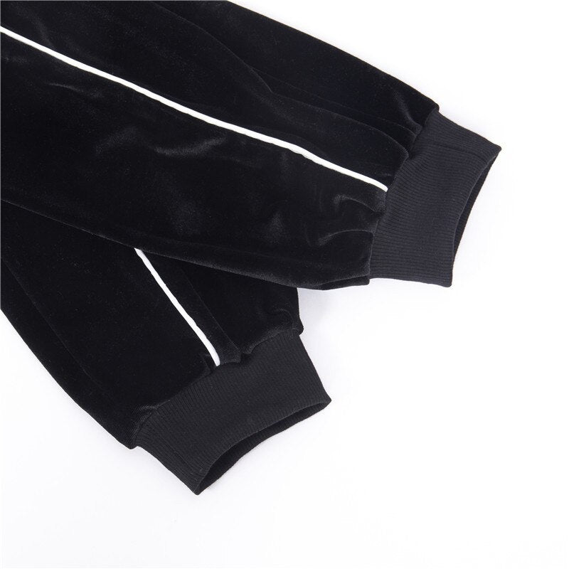 Gothic Punk Crop Female Hoodies