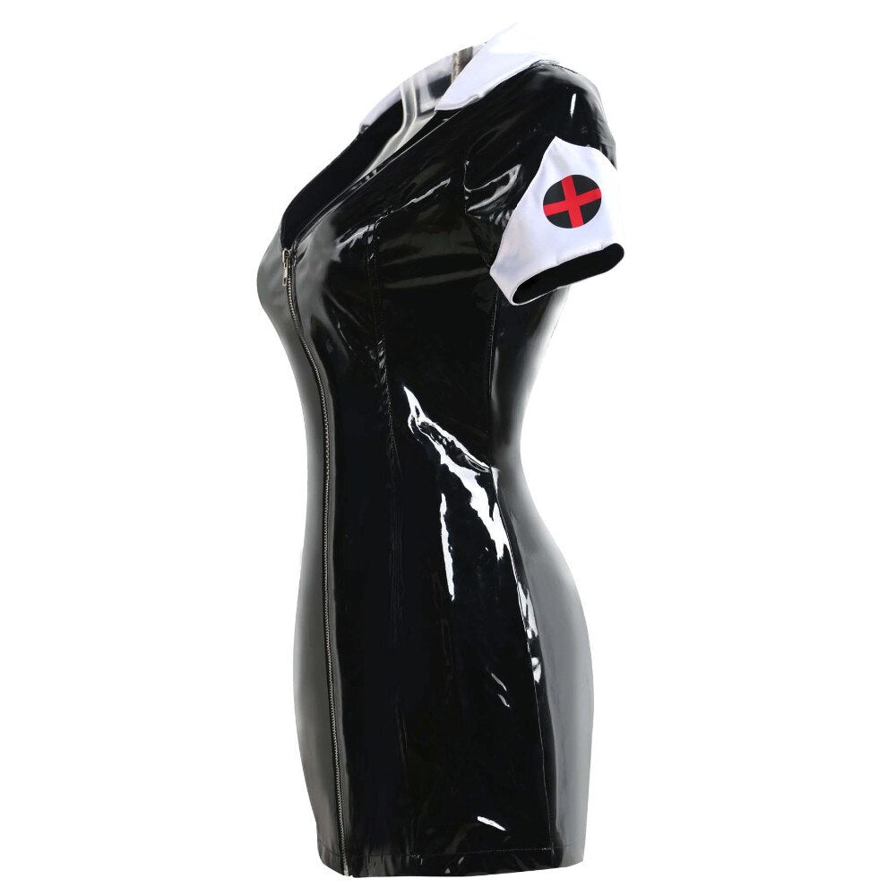 Dress With Zipper Bodycon Catsuit