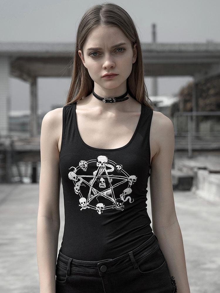 Slim T-shirt Skull Printed