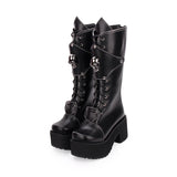 Gothic Punk High Boots