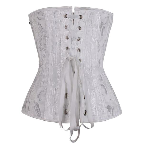 Steel Boned Underbust Corset Black