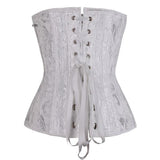 Steel Boned Underbust Corset Black