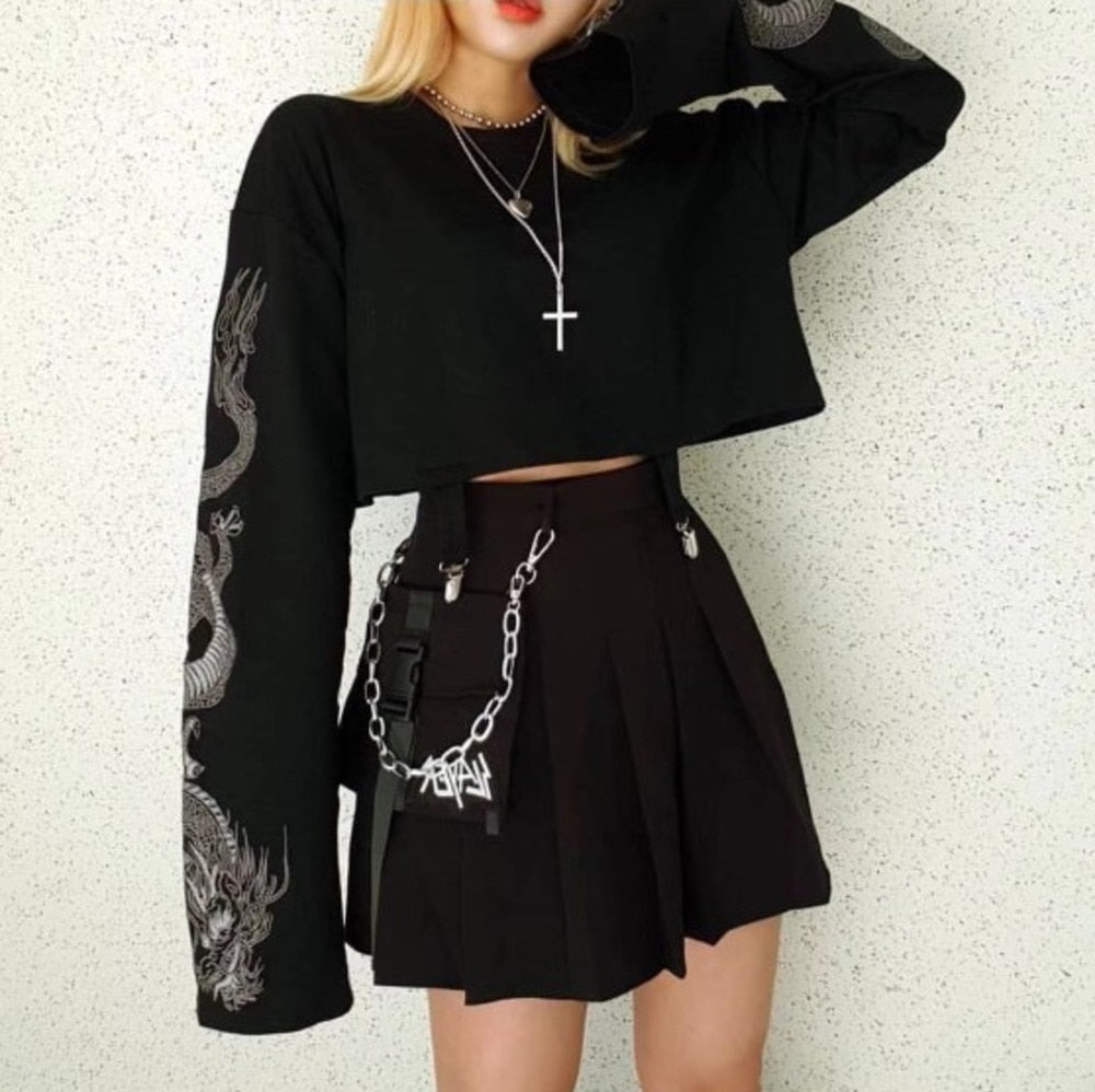 Dragon Embroidery Long Sleeve