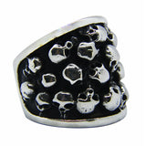 Big Many Skull Ring