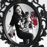 Skull Print Women T-shirt