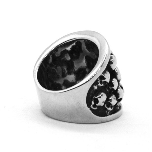 Big Many Skull Ring