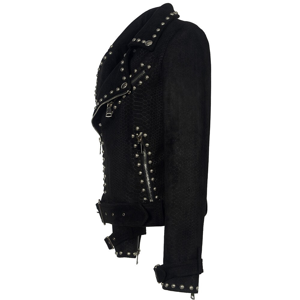 Gothic Faux Leather PU Jacket