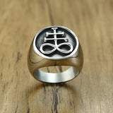 Stainless Steel Church of Satan Male Jewelry