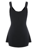 Buckled Zip Up Tank Top