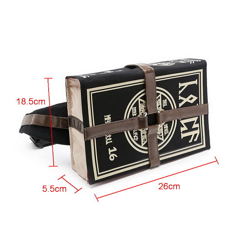 Gothic Bag Magic Book Shape