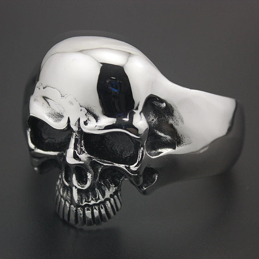 Stainless Steel Skull Mens Bracelet
