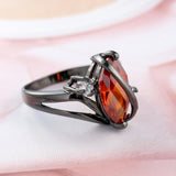 Gothic Red Stone Rings