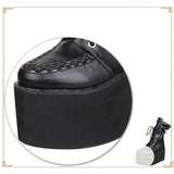 Punk Leather Lace-up Boots