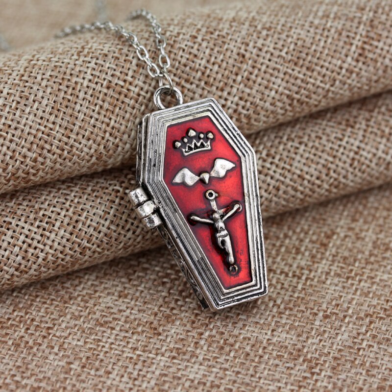 Gothic Red  Pendant Necklace Vampire