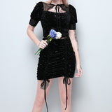 Sexy Mesh Bandage Bodycon