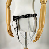 Punk Leather Bondage Harness