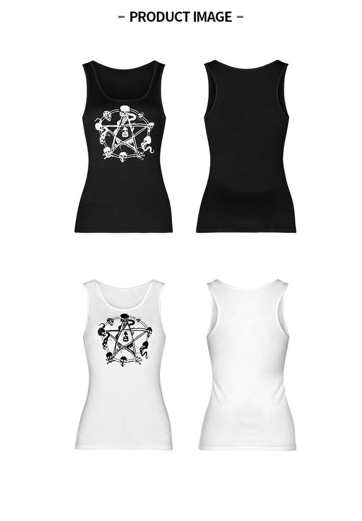Slim T-shirt Skull Printed
