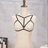 Garter Belt Rave Pastel Gothic Cage Bra