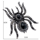 Spider Stretch Ring Scarf Clasp Halloween Party