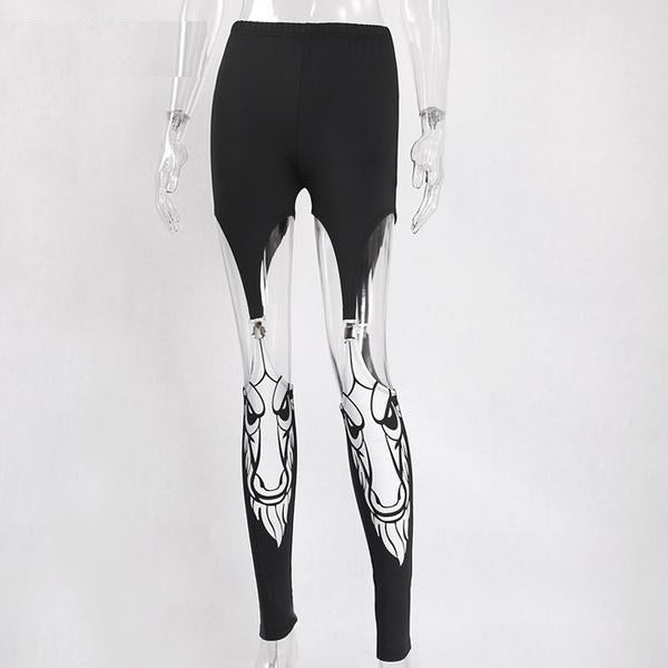 Skinny Hollow Out VINTAGE RING PANT