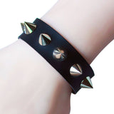Bracelet Silver Spike Rivet