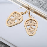 Hollow Skull Earrings Jewelry