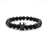 Stone Beads Skull Bracelet