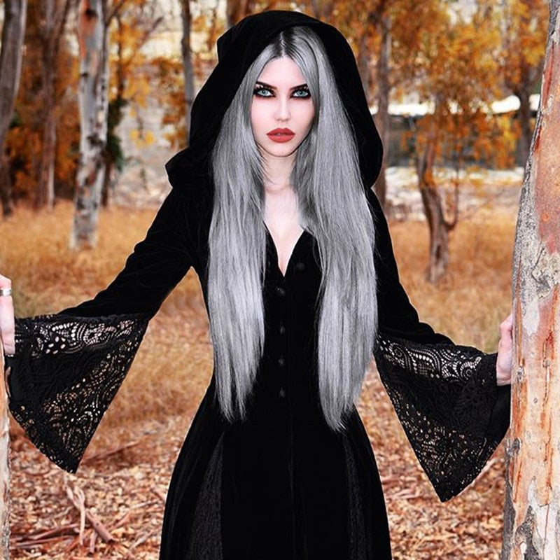 Empire Hooded Maxi Dress