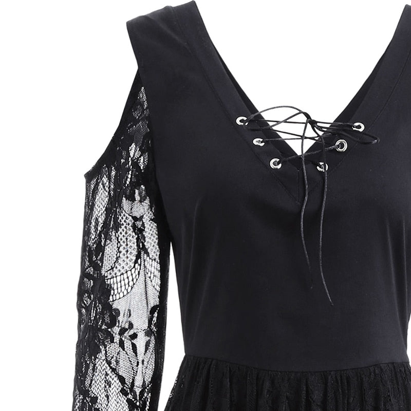 Sexy Lace Dresses Long Sleeve