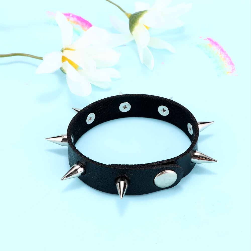 Bracelet Silver Spike Rivet