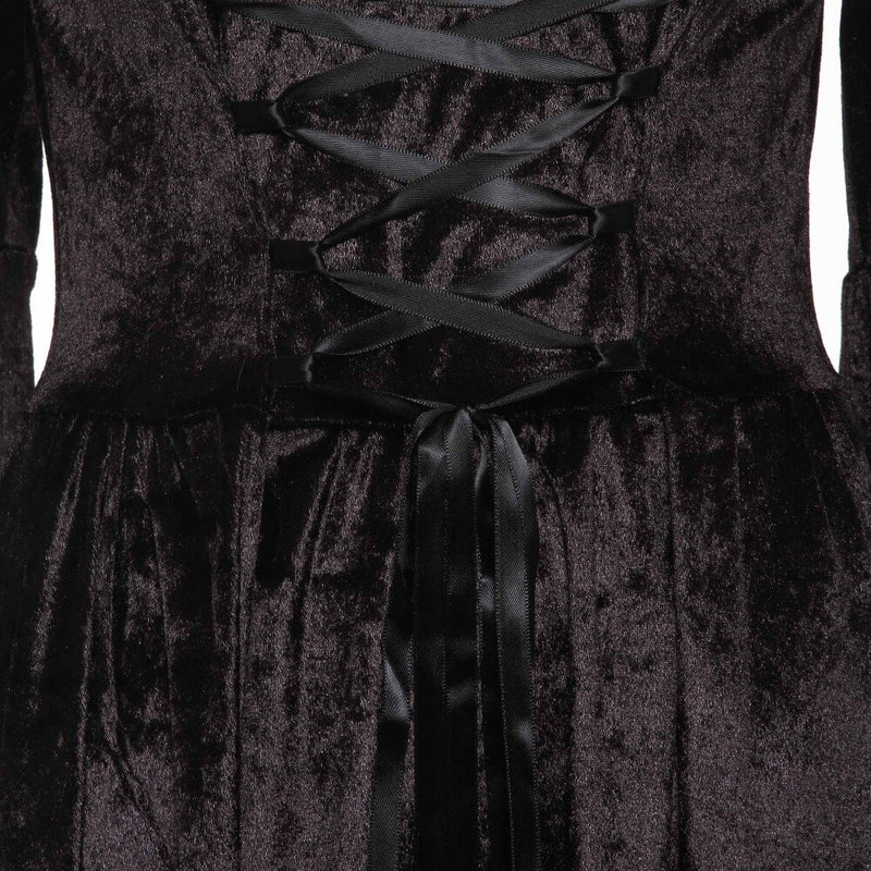 Vintage Long Sleeve Dresses Lace Up